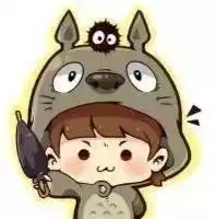 龙猫头像情侣一左一右