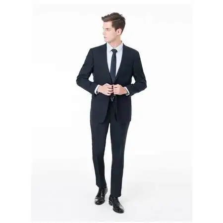 汤河之家2019男式羊毛西装套装办公室职业装都市商务男装西服男c图片大全邮乐官方网站