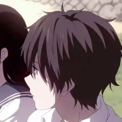 冰菓头像一男一女情侣版冰菓情头一左一右高清好看