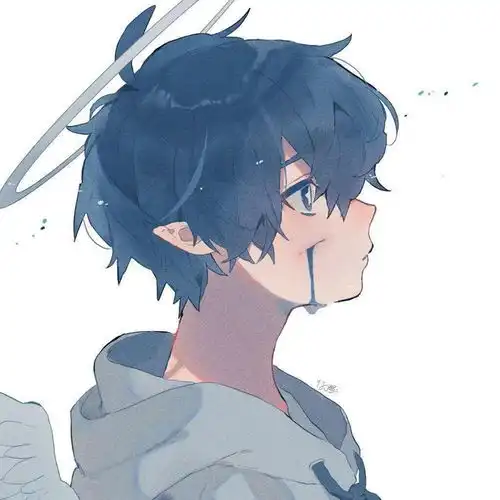 蓝色系动漫男头