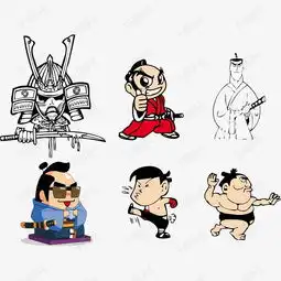 卡通日本武士矢量图素材图片免费下载高清卡通手绘psd千库网图片编号7846594