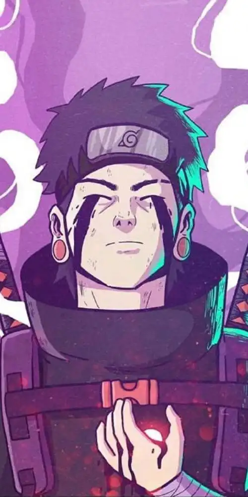 火影忍者壁纸永带妹水门和二代手机壁纸,最快的两个人