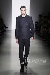 黑白电影镜中人calvinkleincollection2015秋冬男装秀,海报网带你亲临2015秋冬米兰男装周