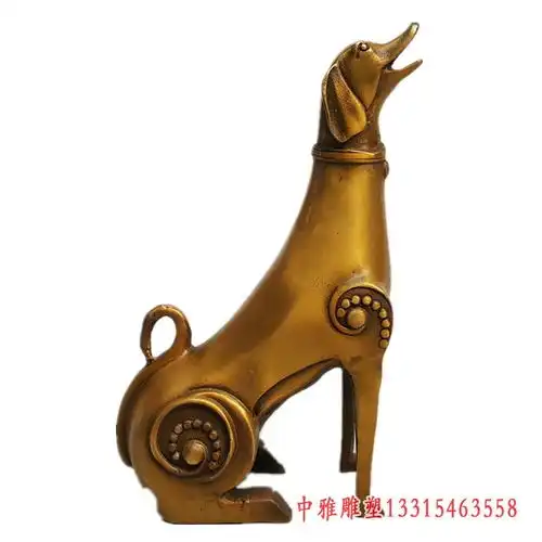 铸铜狗雕塑合肥铸铜雕塑狗制作厂
