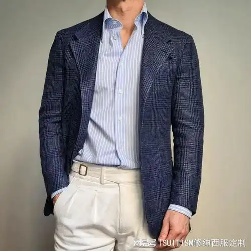 内江西装定制,成熟男士的轻熟正装穿搭