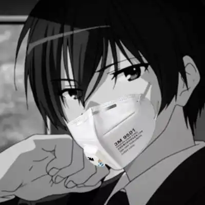 戴口罩漫头我们本不该这样但卡通动漫头像我要个性网