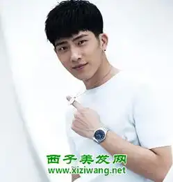 男斜刘海短发发型图片示范短发男生如何变英俊帅气